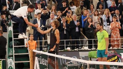 Nadal advances to his 14th French Open final after Zverev retires with injury