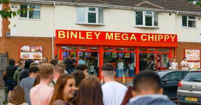 Binley Mega Chippy sees massive Jubilee crowds of customers after going viral on TikTok