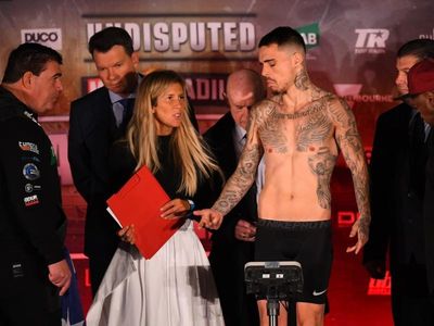 Kambosos Jr makes weight for title fight