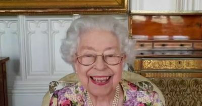 'Cheeky' Queen giggles as she cracks joke during Zoom video call