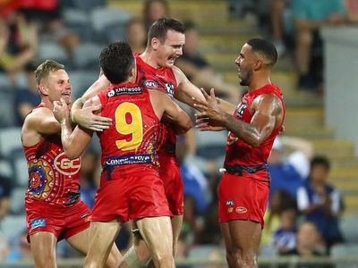 Gold Coast beat Roos in lopsided AFL clash