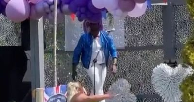 Gemma Collins dramatically stumbles on stage at Jubilee bash 'in true GC style'