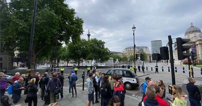 Trafalgar Square evacuated and reports of 'controlled explosion'