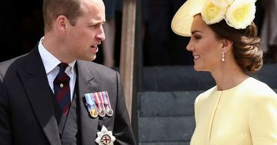 Lip reader spots Prince William's clear instruction to Kate at Jubilee service