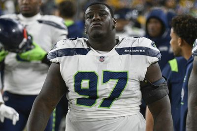 Seahawks DT Poona Ford calls this his ‘resting media face’