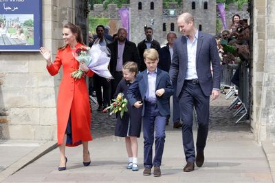 Platinum Jubilee: Kate Middleton makes fashion statement in bright red coat at Cardiff Castle