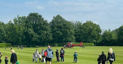 Air ambulance lands in park after man suffers medical episode in Pontypridd