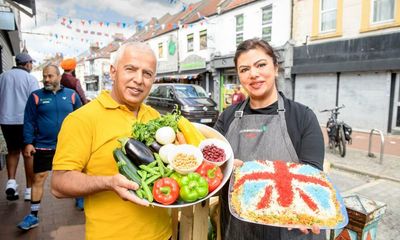 Bunting and biryanis: how one multicultural street is marking the jubilee