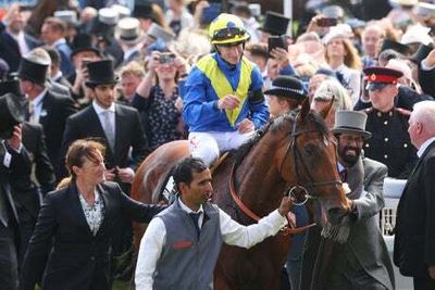 Desert Crown saunters to emphatic Derby success at Epsom