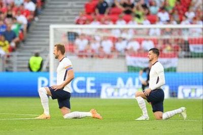 England players booed for taking the knee at ‘behind closed doors’ clash with Hungary