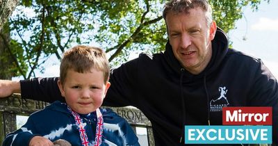 Paralympian Richard Whitehead strikes up unique friendship with amputee boy aged 6
