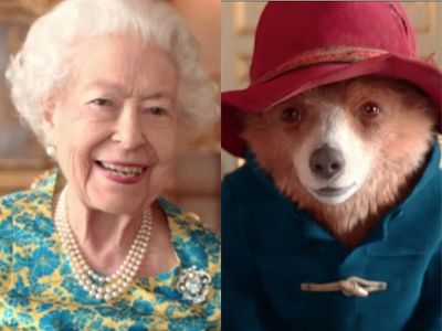 Queen launches Platinum Party with tea with Paddington