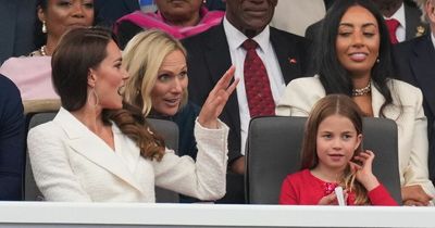 George and Charlotte surprise guests at Queen's Jubilee concert as they clap to music