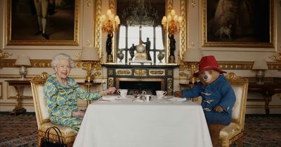 Queen has tea with Paddington to launch Platinum Party at Buckingham Palace