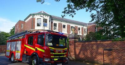 Fire crews attend blaze at former park house