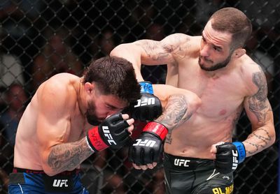 UFC Fight Night 207 video: Lucas Almeida stops Michael Trizano in a wild, back-and-forth battle