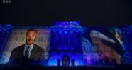 David Beckham Beamed Onto Buckingham Palace With 