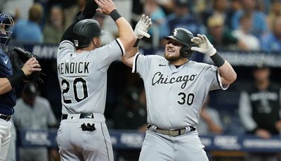 Jake Burger’s pinch homer carries White Sox to comeback victory over Rays