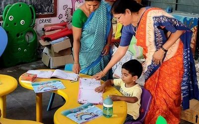 Andhra Pradesh: Collector sets example by admitting son to anganwadi centre