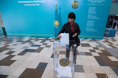 Kazakh leader seeks political capital in constitutional reform vote