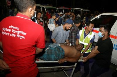 Bangladesh port depot fire kills 34, injures 300