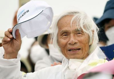 Japanese man, 83, ready for more after crossing Pacific solo