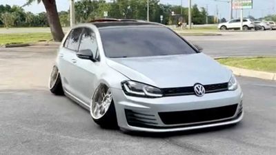 Slammed VW Golf GTI's Owner Hates Running Out Of Fuel More Than Anyone