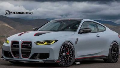 BMW M4 CSL Rendering Imagines Cleaner Lines With The Big Grille