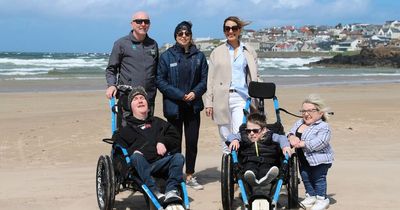 Northern Ireland mum's fundraising initiative helps make local beach more inclusive