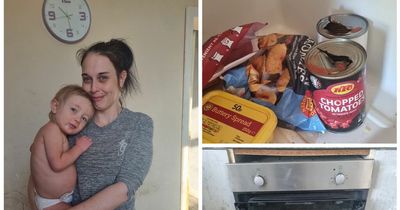 'No gas, no carpet, no oven, no heating or hot water...' Manchester hero shows reality of life below the poverty line after being called to help desperate young family