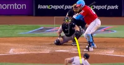 MLB fans rightfully ripped umpire Bill Miller for this absolutely horrible called strike in Giants-Marlins