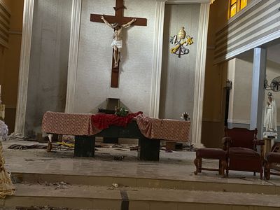 More than 50 people are feared dead in an attack on a Catholic church in Nigeria