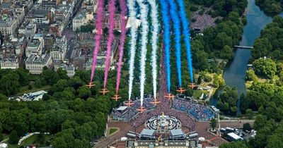 Red Arrows Platinum Jubilee Pageant display cancelled due to bad weather