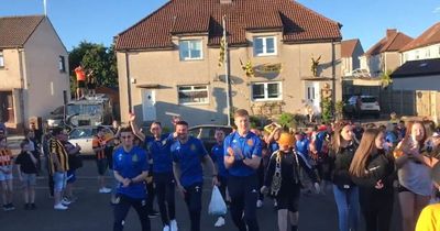 Auchinleck Talbot receive heroes' welcome in village after Junior Cup success