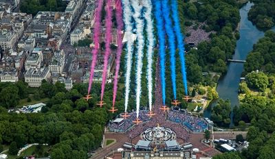 Royal Air Force’s Red Arrows flypast at Platinum Jubilee Pageant cancelled