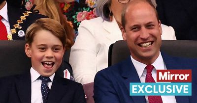 Lip reader reveals Prince William's reassuring words to Prince George at Jubilee concert