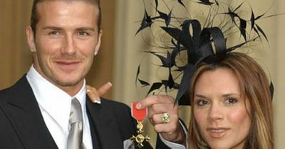 Has David Beckham been knighted and what honours does the ex-footballer have?