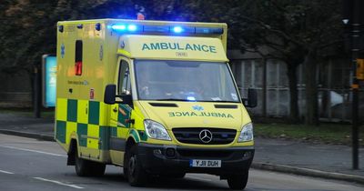 Two taken to hospital after motorbike and vehicle collide on A68 in Northumberland