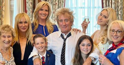 Rod Stewart beams with pride in family snap after criticism over Jubilee concert