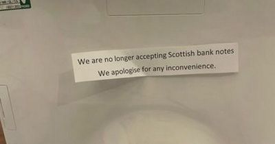 Glasgow man slams 'discrimination' after high end boutique refuses Scottish bank notes