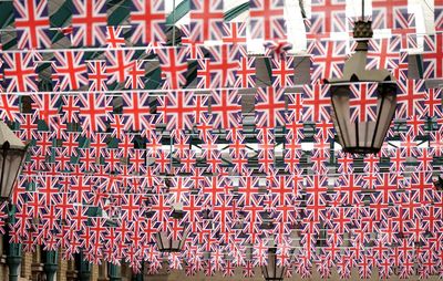 Villagers pack into marquee to celebrate the Big Jubilee Lunch