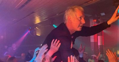 Moment Clint Boon crowd surfs as Manchester bids a final farewell to South Nightclub