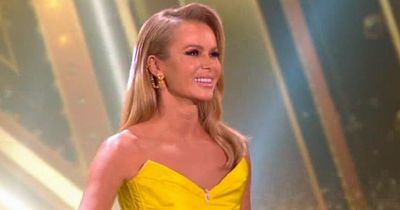 Amanda Holden shows off her figure in stunning golden gown for BGT final