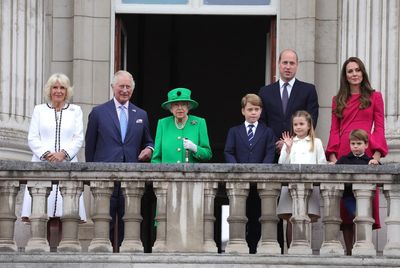 Future of monarchy shown on balcony with ‘magnificent seven’