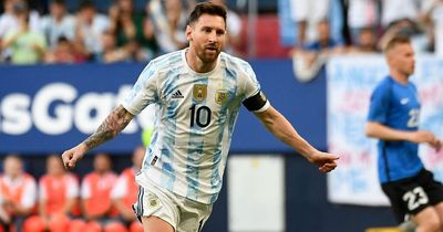 Lionel Messi scores five goals and equals 81-year-old record as Argentina thrash Estonia