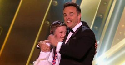 Ant McPartlin comforts crying BGT runner-up Jamie Leahy as Axel Blake wins ITV show