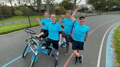 Guinness World Record quadricycle ride aims to raise awareness for sustainable human-powered transport
