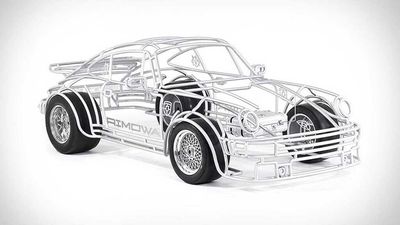 Porsche 911 Wireframe Sculpture Is True Automotive Art