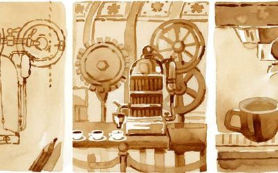 Google Doodle pays tribute to inventor of espresso machine, Angelo Moriondo