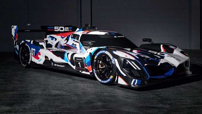 BMW M Hybrid V8 LMDh Prototype Previewed With Camouflage Livery